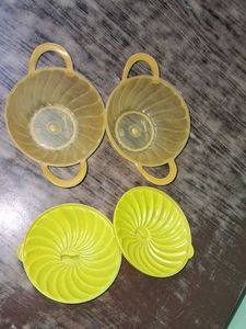 Vintage Tupperware Servalier Bowls