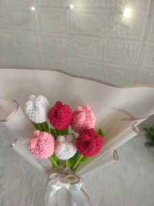 Crochet Tulip Bouquet