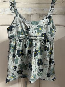 Floral Print Spaghetti Strap Top