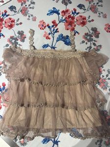 Tiered Tulle Tank Top