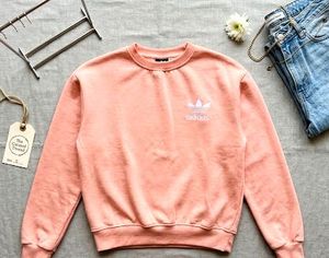 Adidas Peach Crewneck Sweatshirt