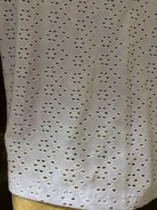 Ginger Lavender schiffli knit top