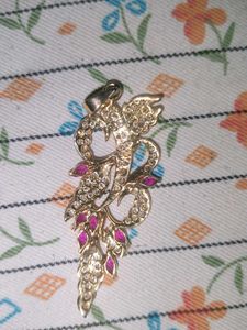 Elegant Pink Stone Pendant