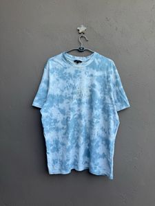 Blue Tie-Dye Graphic T-Shirt