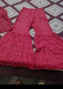 Elegant Burgundy Kurta Set