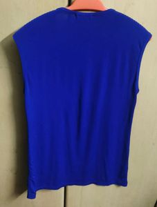 Blue Pocket Tee