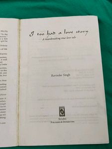 I Too Had a Love Story by Ravinder Singh