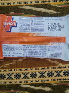 Savlon Germ Protection Wipes 3 packets