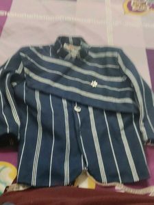 Boys Formal Striped Suit