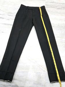Classic Black Men's Plated Trousers Pant