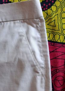 Men's White Trousers | Waist 43 | Good Condition |