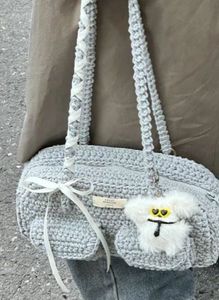 Crochet Duffle Bag🍭