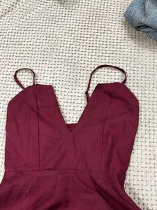 Maroon dress