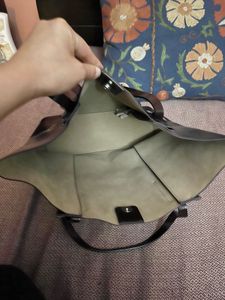 Zara Chic Croc Embossed Tote Bag