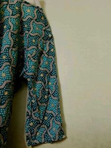 Green Bandhani Print Kurta