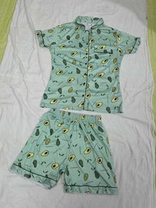 Cute Avocado Pajama Set