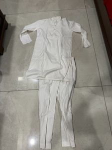 Raymond Tailored Men's White Kurta Set