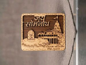 Wooden Somnath Temple Souvenir