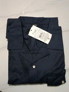 Men's Navy Blue Short Sleeve Shirt
