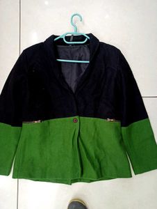 Stylish Two-Tone Blazer Jacket