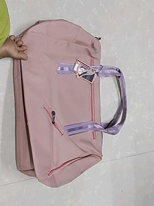 Stylish Pink Duffle Bag for Travel & Gym