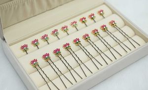 Lotus Flower Hair Pins 6 Pcs set