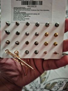 Assorted Stud &amp; Hoop Earrings Set