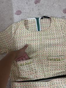 ‼️SALE ZARA Chic Tweed Co-ord Set