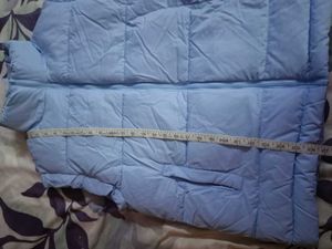Light Blue Puffer Vest winter jacket 695