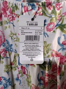 Floral Print Tiered Midi Dress