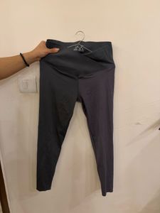 Viral V Cut Grey Gym Leggings Workout Casual
