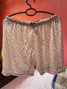 Cute Floral Print Pajama Shorts