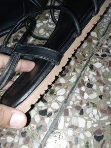 Black Strappy Sandals