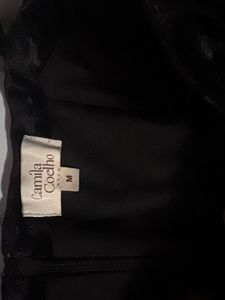 black velvet party wear dress (M size)
