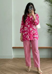 Vibrant Pink Floral co-ord set