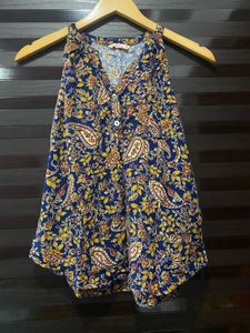Boho Printed Halter Neck Top