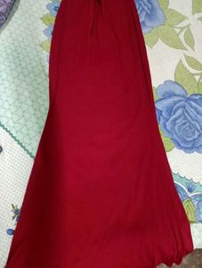 Elegant Red Mermaid Maxi Dress