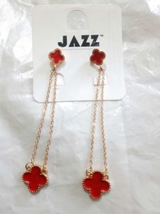 Double Clover Hanging Earring