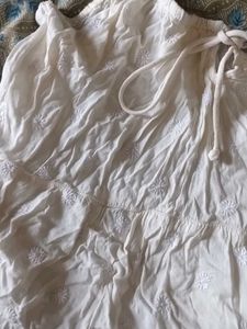 Combo White Crop Top &amp; Camisole Set