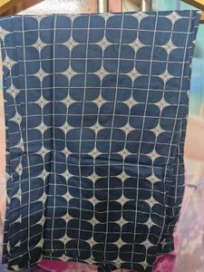 Elegant Blue Floral Kurta Set (Size-L)