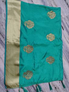elegant sea green saree