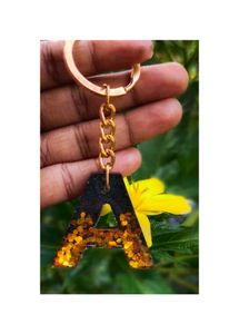 handmade alphabet keychain