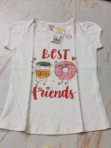 6-8 year Adorable 'Best Friends' Graphic Tee