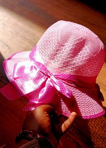 Pink Floral Sun Hat