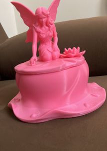 Fairy Lily Pad Jewelry and Trinket Vanity Box