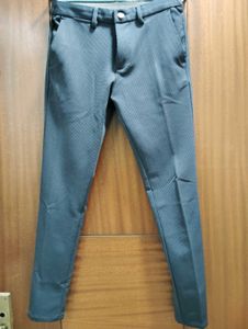 Zara Slim Fit Navy Trousers