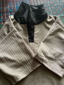 Chic Brown Knit Co-ord Set