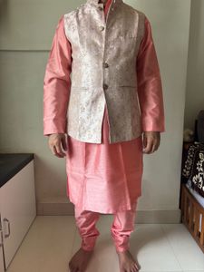 Kurta Pyjama Ethnic Jacket Set