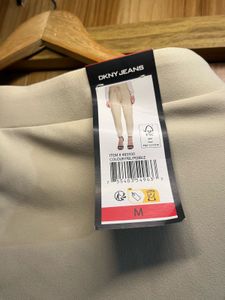 New Beige Joggers with Zip Pockets