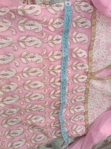 Elegant Pink Embroidered Kurta Salwar